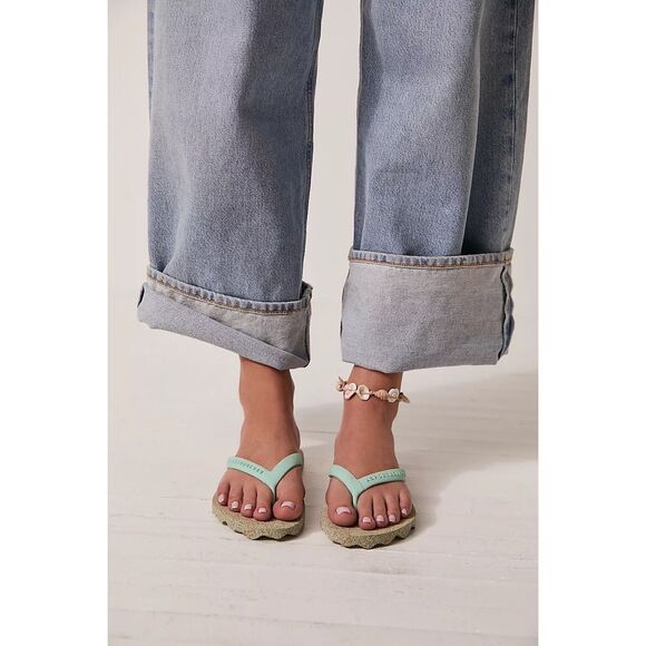 Free People Asportuguesas Flip Flops Size 39 - Picture 1 of 7
